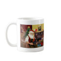 Santa's 2 Dachshunds (b-t) mugs by SantasDogs Santa's 2 Dachshunds (b-t) mugs