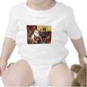Santa's 2 Doberman Pinschers t-shirts