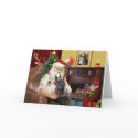 Santa's 2 Scottish Terriers cards by SantasDogs Santa's 2 Scottish Terriers cards