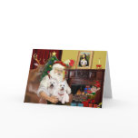 Santa's 2 Westies cards