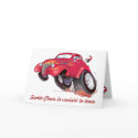 Santa's 39 Chevy Christmas card