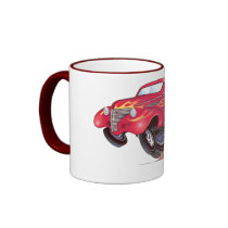 Santa's 39 Chevy mug