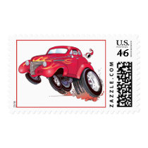 Santa's 39 Chevy stamp