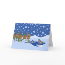 SANTA'S ACCIDENT cards by nassosvakalis SANTA'S ACCIDENT cards