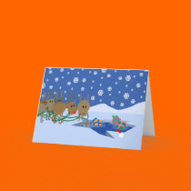 SANTA'S ACCIDENT cards