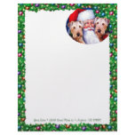 Santa's Airedale Terriers at Christmas Personalized Letterhead