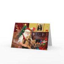 Santa's Airedales cards
