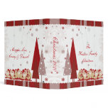 Santas and Christmas Trees Photo Album Vinyl Binders