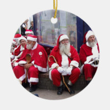 Santa's Around the World Christmas Ornament