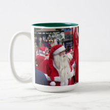 Santa's Around the World Coffee Mugs