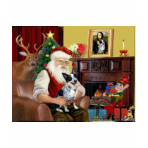 Santa's Australian Cattle Dog (#1) t-shirts