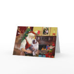 Santa's Australian Shepherd (merle) Cards