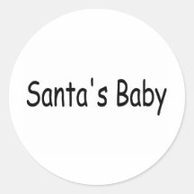 Santas Baby 2 Sticker