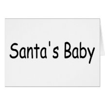 Santas Baby Card