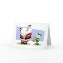Santa's Bad Year Christmas Card by adrianropp Santa's Bad Year Christmas Card