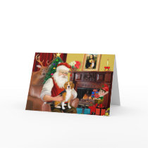 Santa's Beagle (#7) Card
