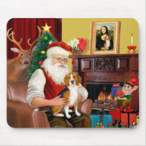 Santa's Beagle (#7) Mouse Pad