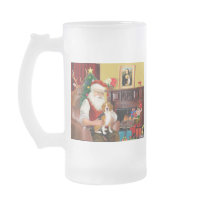 Santa's Beagle (#7) Coffee Mugs