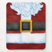 Santa's Belly Mousepad by 13BlackCatsDesigns Santa's Belly Mousepad
