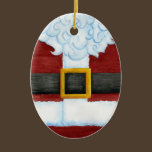 Santa's Belly Ornament ornaments