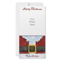 Santa's Belly Photo Card photo cards
