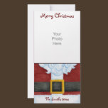 Santa's Belly Photo Card photo cards