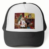 Santa's Bichon Frise (#1) Trucker Hat