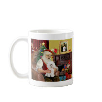 Santa's Bichon Frise #2 Mug
