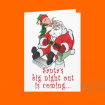 Santa's Big Night Out cards by nassosvakalis Santa's Big Night Out cards