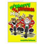 Santa's Biker Christmas Card