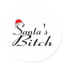 Santa's Bitch 2 stickers