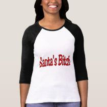 Santas Bitch 3 t-shirts