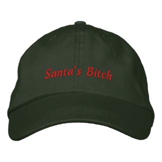 Santa's Bitch Cap / Hat embroideredhat