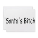 Santas Bitch invitations
