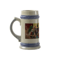 Santa's Black Pug mugs