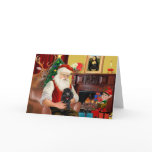 Santa's Black Toy/Min. Poodle cards