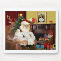 Santa's Bolognese mousepads by SantasDogs Santa's Bolognese mousepads