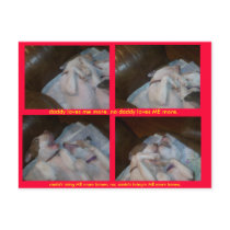 Santa's bringing ME more bones than you!!!! postcards by holycrocodile Santa's bringing ME more bones than you!!!! postcards