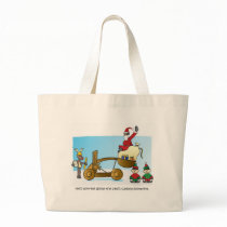 Santa's Carbon Footprint bags