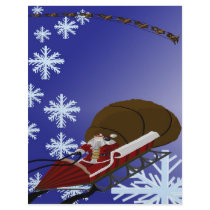 Santa's Card Personalized Letterhead