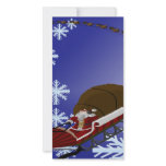Santa's Card Personalized Photo Card