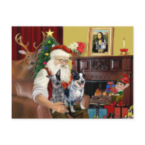 Santa's Cattle Dogs postcards