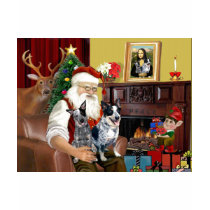 Santa's Cattle Dogs t-shirts