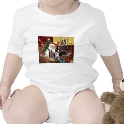 Santa's Cattle Dogs T Shirt by SantasDogs