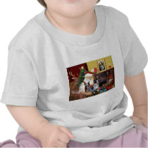 Santa's Cattle Dogs t-shirts