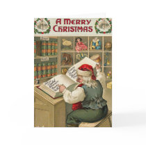 Santa's Checklist Greeting Card