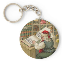Santa's Checklist Keychains