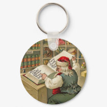 Santa's Checklist keychains