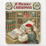 Santa's Checklist Mousepad