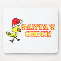 Santas Chick Mousepad